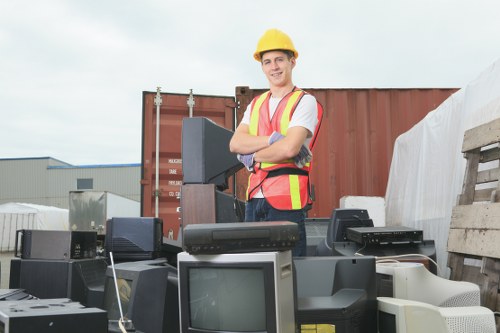 Eco-friendly disposal during office clearance in Charlton